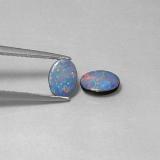 7mmx5mm Oval Cabochon Opal Doublet 1ct