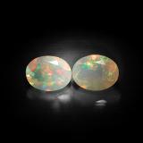 Click for Details 8x6mm Opal 1.5ct Oval Facet in Multicolor