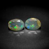 Click for Details 8mm x 6mm Opal 1.5ct Oval Facet in Multicolor