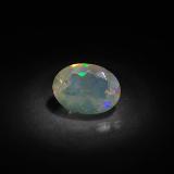 0.8 ct Transparent/Translucent Oval Facet Opal 8x6mm