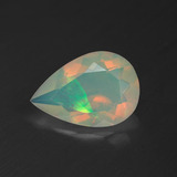 12mmx8mm Pear Facet Opal 1.5ct