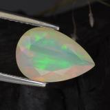 1.5 ct Transparent Pear Facet Opal 12mm x 8
