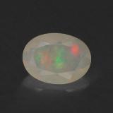 0.5 ct Transparent/Translucent Oval Facet Opal 8x6mm