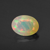 8mm x 6 Oval Facet Opal 0.9ct