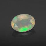 8x5.5 Opal 0.7ct Oval Facet in Multicolor