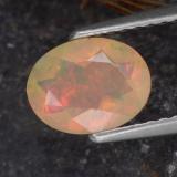 0.7 ct Transparent/Translucent Oval Facet Opal 8x6