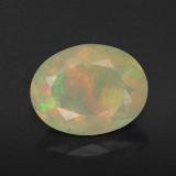 8mm x 6mm Oval Facet Opal 0.8ct