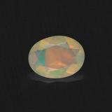 8mm x 6mm Oval Facet Opal 0.6ct