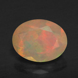 9x7mm Oval Facet Opal 1ct