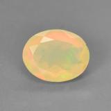 1 carat Multicolor Oval Facet Opal 9x7