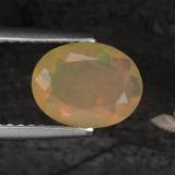 0.9 ct Transparent/Translucent Oval Facet Opal 9x7
