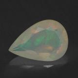 1.5 carat Multicolor Pear Facet Opal 11.5mmx8mm