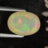 Click for Details 10mmx7.5mm Oval Facet Opal 1.5ct