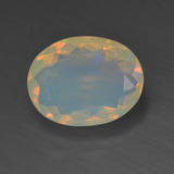 Click for Details 11mm x 8.5 Oval Facet Opal 1.5ct