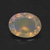1.5 ct Transparent/Translucent Oval Facet Opal 10mm x 7.5mm