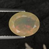 1.5 ct Transparent/Translucent Oval Facet Opal 10x8