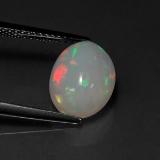 2 carat Multicolor Oval Cabochon Opal 11.5mm x 8.5