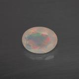 0.8 carat Multicolor Oval Facet Opal 8mm x 6mm
