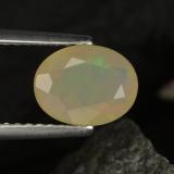 8mm x 6.5mm Oval Facet Opal 1ct