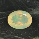 2 carat Multicolor Oval Facet Opal 12mm x 9mm