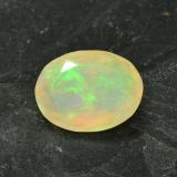 1.5 ct Transparent/Translucent Oval Facet Opal 10mm x 7.5