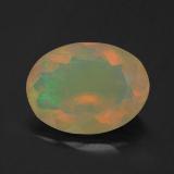 10.5x7.5mm Oval Facet Opal 1.5ct