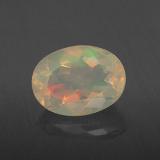 2 ct Transparent Oval Facet Opal 10.5x8mm