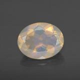1.5 carat Multicolor Oval Facet Opal 10mm x 8