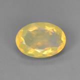 1.5 carat Multicolor Oval Facet Opal 10.5mmx7.5mm