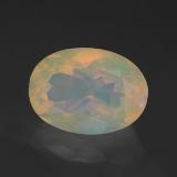 2 ct Transparent Oval Facet Opal 10.5mmx7.5mm