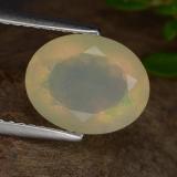 1.5 carat Multicolor Oval Facet Opal 10x8