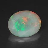 1.5 carat Multicolor Oval Facet Opal 10mmx8mm