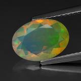 10.5mm x 7.5 Oval Facet Opal 1ct