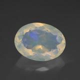 12mm x 9 Opal 2.5ct Oval Facet in Multicolor
