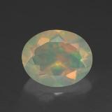 1.5 carat Multicolor Oval Facet Opal 10mmx8mm