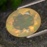 Click for Details 1.5 carat Multicolor Oval Facet Opal 10x8mm