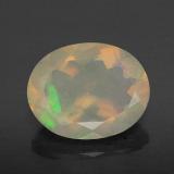 1.5 carat Multicolor Oval Facet Opal 10x8