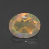 10x8mm Opal 1.5ct Oval Facet in Multicolor
