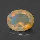 Click for Details 1.5 ct Transparent/Translucent Oval Facet Opal 10mmx8mm