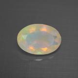 1.5 ct Transparent/Translucent Oval Facet Opal 10.5x7.5mm