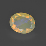 1.5 ct Transparent Oval Facet Opal 10mm x 8