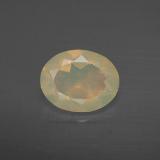 1.5 ct Transparent Oval Facet Opal 10mm x 8