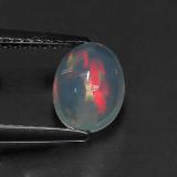 8mm x 6 Opal 1ct Oval Cabochon in Multicolor