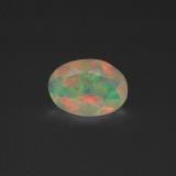 Click for Details 0.4 ct Transparent/Translucent Oval Facet Opal 7x5mm