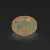 1 ct Transparent Oval Facet Opal 9mmx7mm