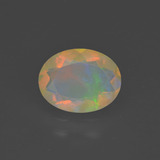 1 carat Multicolor Oval Facet Opal 9x7