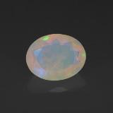 9mm x 7 Opal 1ct Oval Facet in Multicolor