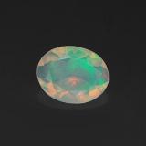 0.8 ct Transparent Oval Facet Opal 8.5x7