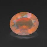 10x8mm Opal 1.5ct Oval Facet in Multicolor