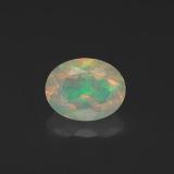 1.5 ct Transparent Oval Facet Opal 9x7